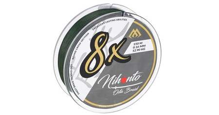 PLECIONKA NIHONTO OCTA BRAID 035 GREEN 150M + GRATIS