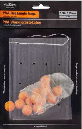 PVA WORKI Z ZAMKNIĘCIEM I OTWORAMI 100 x 125 mm - op.10szt. MIKADO APV-BS100X125SH
