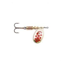 Błystka Mepps AGLIA DECOREES złota / czerwone kropki nr 3