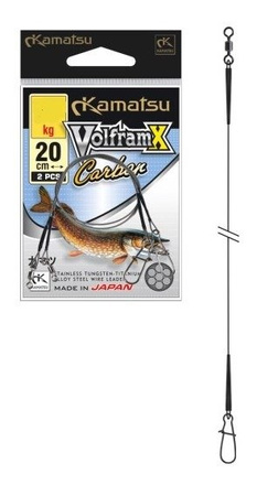 PRZYPON VOLFRAMX CARBON 20cm/5kg op.40szt. 276020005