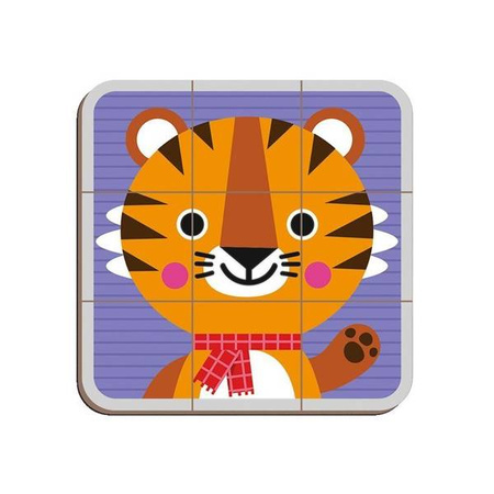 Magnetyczna układanka Puzzle zwierzątka Magnetibook, Janod