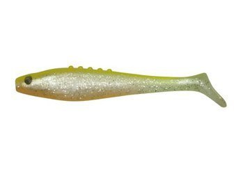 Ripper  LUNATIC 4"/10cm 3szt./bag PEARL/YELLOW silver glitter orange    DRAGON CHE-LN40S-01-721