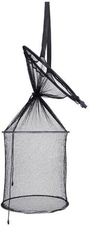 SIATKA NA RYBY, SADZ Z METALOWYMI OBRĘCZAMI wym. 40/35cm x 80 cm MIKADO S17-4035-80