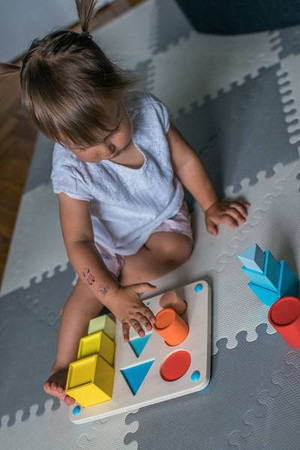 Drewniana układanka Objętości Essentiel, Janod