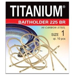 Haczyk Titanium BAITHOLDER (10 szt.), rozm. 1 Robinson 02-P-225BR-01