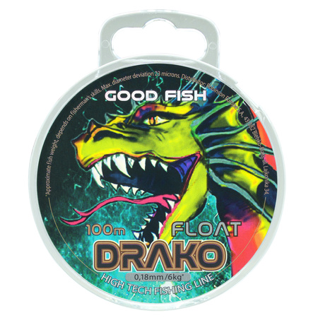 Żyłka GoodFish Drako Float 0,30mm, 100m, szara GoodFish A-55-DA-030