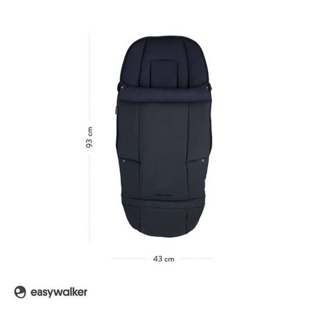 Easywalker Jimmey Śpiworek do wózka na zimę uniwersalny Indigo Blue