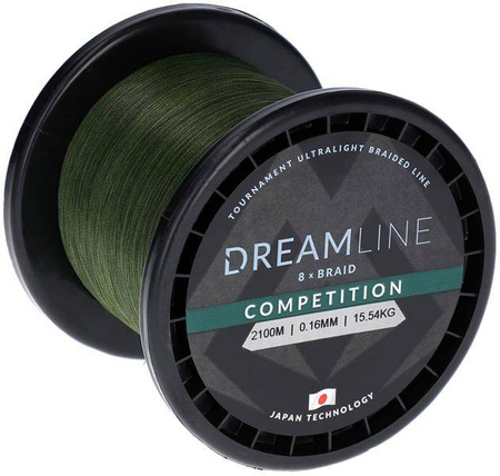 PLECIONKA - DREAMLINE COMPETITION - 0.14mm/12.98kg/2100m - ZIELONA - op.1szp. MIKADO ZDL000G-2100-014