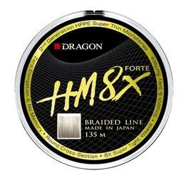 Plecionka  HM8X Forte / Toray 0.16 mm/16.90 kg jasnoszara 135 m DRAGON PDF-40-01-016