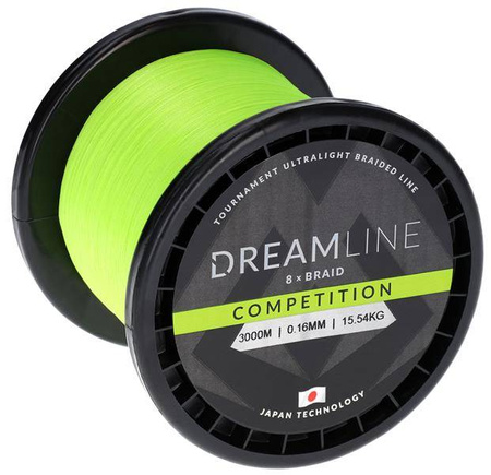 PLECIONKA - DREAMLINE COMPETITION - 0.23mm/23.61kg/3000m - FLUO ZIELONA - op.1szp. MIKADO ZDL000FG-3000-023
