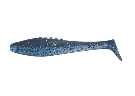 Ripper  Lunatic PRO - BLUE MADNESS 3.5"/8,5cm 3szt./bag silver/blue glitter black glitter CLEAR/CLEAR SMOKED DRAGON CHE-LN35D-20-895