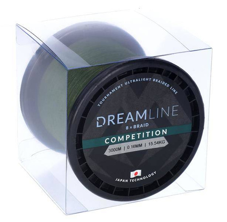 PLECIONKA - DREAMLINE COMPETITION - 0.14mm/12.98kg/3000m - ZIELONA - op.1szp. MIKADO ZDL000G-3000-014