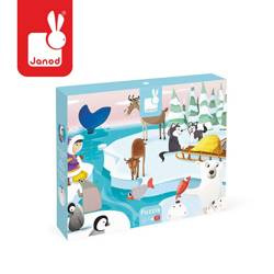 Puzzle sensoryczne 20 elementów Lodowa kraina, Janod
