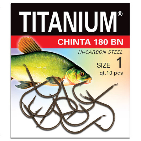 Haczyk Titanium CHINTA (10 szt.), rozm. 1 Robinson 02-P-180BN-01