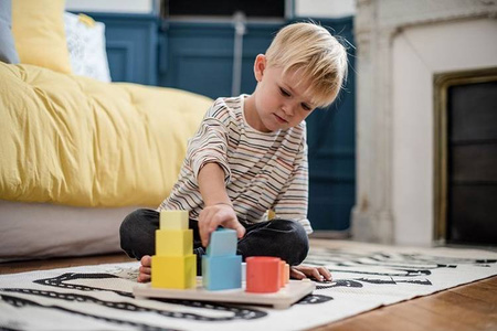 Drewniana układanka Objętości Essentiel, Janod