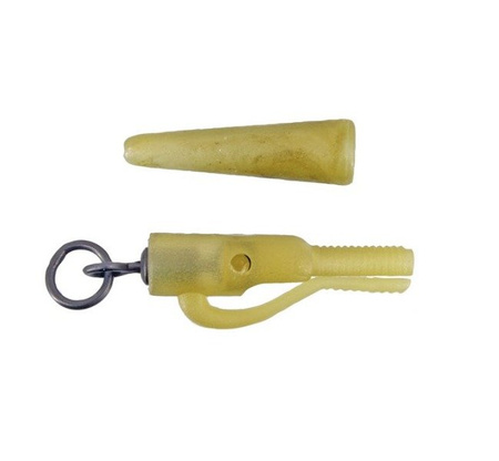 BEZPIECZNY KLIPS Z KRĘTLIKIEM I KÓŁKIEM 8mm TEAM CARP KONGER 966000041