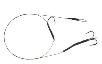 PRZYPON STALOWY-SYSTEM KOTWICA I HAK 40cm / 10 kg - op.2 szt (BROWN) MIKADO ZG11-026