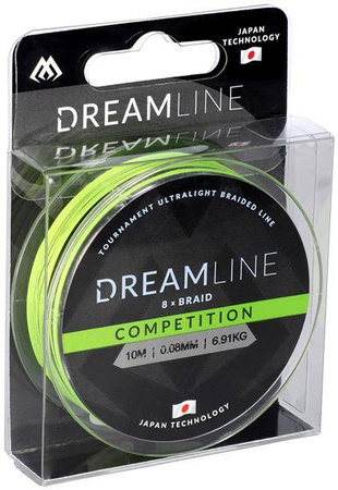 PLECIONKA DREAMLINE FLUO GREEN 0.16mm\15.54kg\10m - op. 1szp. MIKADO