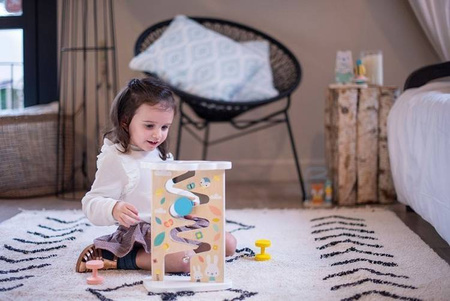 Tor zjeżdżalnia z dzwoneczkiem drewniany Pure, Janod