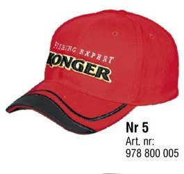 CZAPKA KONGER Z DASZKIEM CZERWONA NR.5 ROZMIAR 58/60/62 978800005