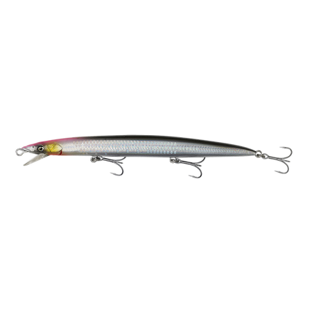 SANDEEL JERK MINNOW LS 17.5CM 29G S PINK BLACK 1PCS Savage Gear (77299)