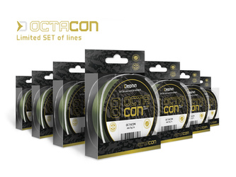 Limitowany zestaw plecionek Delphin OctaCON / zielony 12 szt Delphin (101006348)