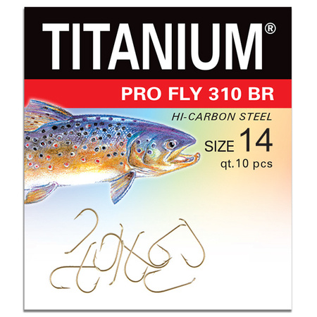 Haczyk Titanium PRO FLY (10 szt.), rozm. 14 Robinson 02-P-310BR-14