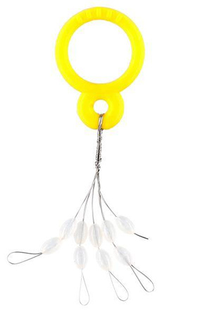 BEZBARWNE STOPERY SILIKONOWE DO KULEK op.10szt MIKADO AMC-11507-S