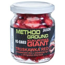 KUKURYDZA GIANT JAXON METHOD GROUND 125G TRUSKAWKA RED FG-CA03