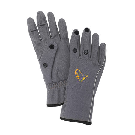 SOFTSHELL GLOVE L GREY Savage Gear (76460)