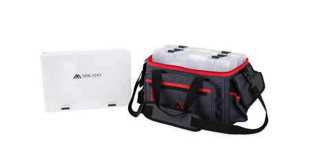 ZESTAW - TORBA WĘDKARSKA Z PUDEŁKAMI - op.1kpl. MIKADO CS-SPI-06