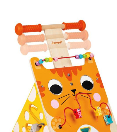 Wielofunkcyjny pchacz edukacyjny Kot, Janod