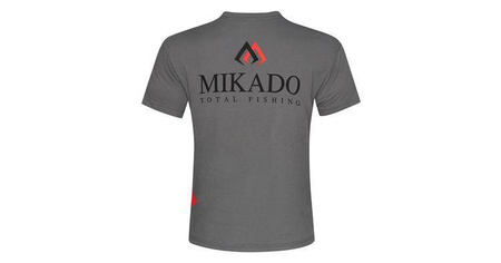 T-SHIRT Z NADRUKIEM (REAL GREY) - rozm. M MIKADO UMH-05-RG-M