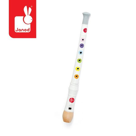 Flet drewniany Confetti opakowanie zbiorcze 8 sztuk, Janod