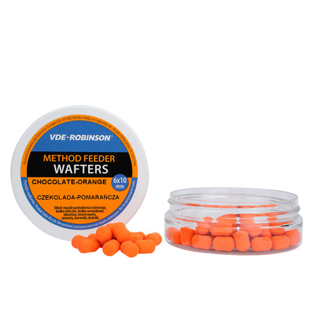 Przynęta VDE-Robinson Wafters 6x10mm, Czekolada-Pomarańcza, 15g VDR Team 62-B1-COG