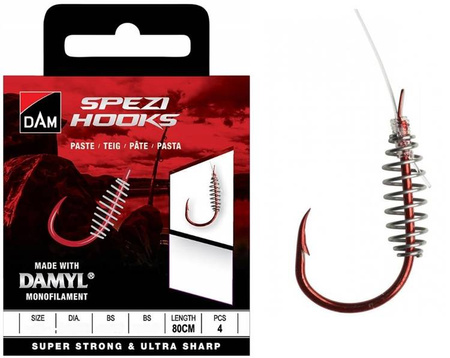PRZYPONY HACZYKI DO CIASTA  hak 8 / 0.20MM /  80CM / 4szt. w opak. DAM 66517