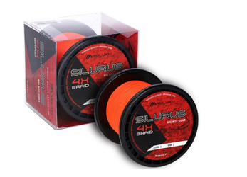 PLECIONKA SUMOWA SILURUS 4 X BRAID (FLUO ORANGE) 0.35mm\33.40kg\300m MIKADO ZSI00O-300-0.35