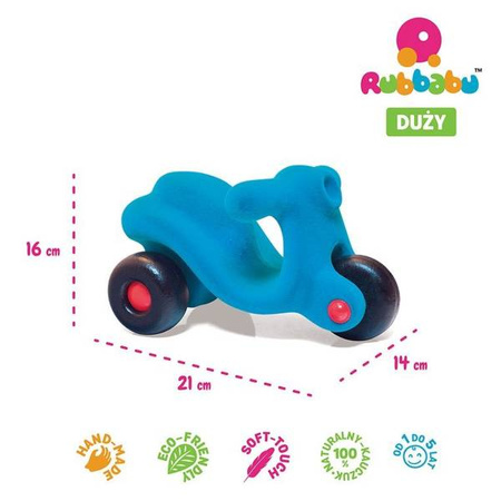 Rubbabu Skuter sensoryczny turkusowy duży