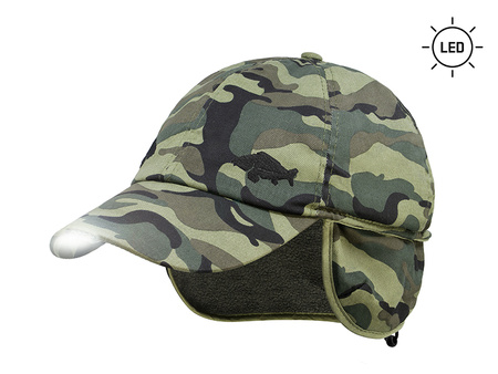 Zimowa czapka z daszkiem LED OutLINE Camo UNI Delphin (101005688)