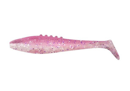 Ripper  Lunatic PRO - CHERRY BLOSSOM 4"/10cm 3szt./bag CLEAR/PINK silver/violet glitter     DRAGON CHE-LN40D-20-309