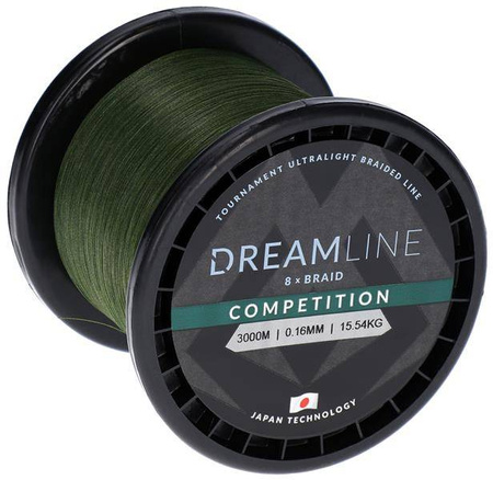 PLECIONKA - DREAMLINE COMPETITION - 0.20mm/20.83kg/3000m - ZIELONA - op.1szp. MIKADO ZDL000G-3000-020