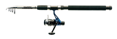 ZEST.WĘDKARSKI JAX. HAPPY WEEKEND WĘDKA 3,00 10-40G+KOŁOWROTEK+ŻYŁKA JAXON WJ-HWA30040