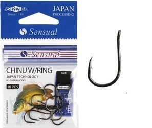 HACZYK SENSUAL - CHINU W/RING Nr 8 BN - torebka 10szt. MIKADO HS10026-8B