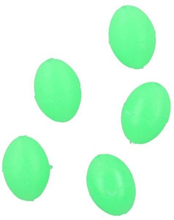 KORALIK ELIPSA 5x8 mm / 1.2 - Zielony Fluo - op.25szt. MIKADO AM-SUR-K02-5-FG