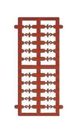 (R) STOPERY DO KULEK I PELLETU BRĄZOWE 1X2SZT JAXON AC-PC141C