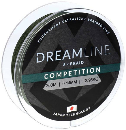 PLECIONKA DREAMLINE GREEN 0.18mm\18.32kg\300m - op. 1szp. ZDL000G-300-018