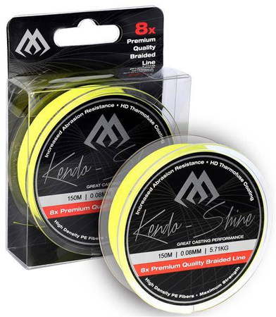 PLECIONKA KENDO SHINE YELLOW 0.14mm\11.75kg\150m - op. 1szp.