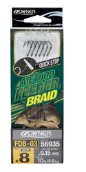 (R) PRZYPON OWNER METHOD FEEDER FDB-03 HACZYK 8+PLECIONKA 0,15 MM 1X6SZT HO-FDB0308