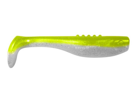 Ripper  Bandit PRO 5"/12,5cm 2szt./bag PEARL/SUPER YELLOW silver glitter     DRAGON CHE-BD50D-01-501