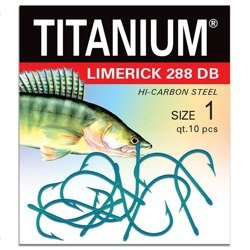 Haczyk Titanium LIMERICK (10 szt.), rozm. 1 Robinson 02-P-288DB-01